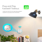 NEO NAS-WR02W WiFi US Smart Power Plug,with Remote Control Appliance Power ON/OFF via App & Timing function, NAS-WR02W