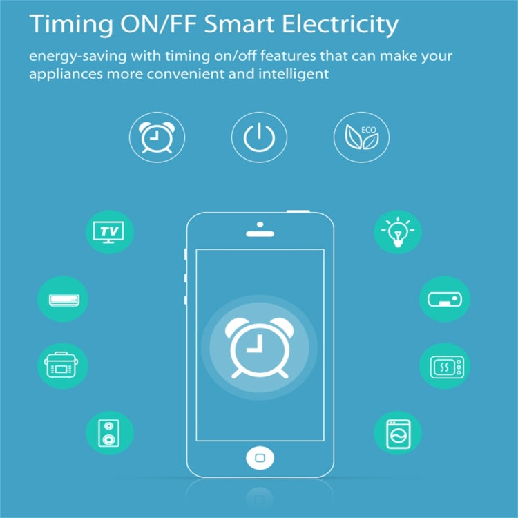 NEO NAS-WR02W WiFi US Smart Power Plug,with Remote Control Appliance Power ON/OFF via App & Timing function, NAS-WR02W
