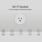 SA-003 10A Mini WiFi Plug Timing Smart Socket Works with Alexa & Google Home, AC 100-240V, US Plug, SA-003