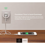 SA-003 10A Mini WiFi Plug Timing Smart Socket Works with Alexa & Google Home, AC 100-240V, US Plug, SA-003