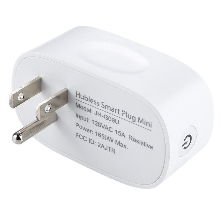 JH-G09U 15A 2.4GHz WiFi Control Hubless Smart Home Power Socket Works with Alexa  & Google Home, AC 100-240V, US Plug, JH-G09U