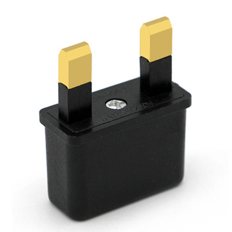 100 PCS US/EU Plug to UK Plug Adapter Power Socket Travel Converter