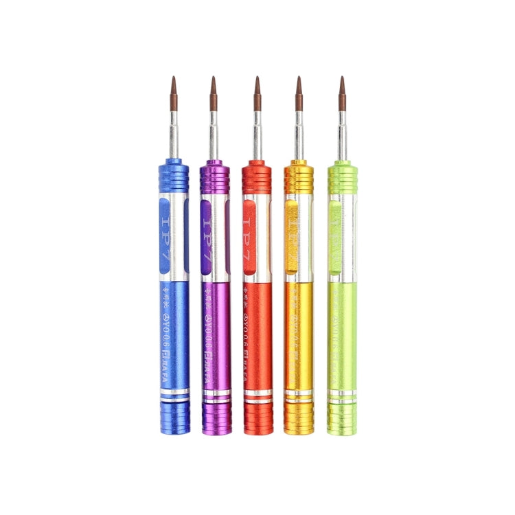 JF-iphone7 Tri-point 0.6 Part Screwdriver for iPhone X/8/8P/7/7P & Apple Watch, 0.6 Tri-point (Gold), Tri-point 0.6 Orange, Tri-point 0.6 Green, Tri-point 0.6 Blue