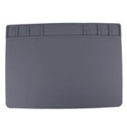 Maintenance Platform High Temperature Heat-resistant Repair Insulation Pad Silicone Mats, Size: 49.5cm x 34.7cm, 49.5cm x 34.7cm Grey