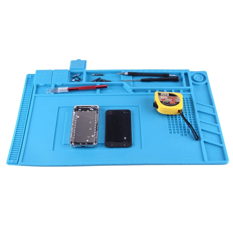 Maintenance Platform Anti-static Anti-slip High Temperature Heat-resistant Repair Insulation Pad Silicone Mats, Size: 45cm x 30cm, S-160 (45cm x 30cm)