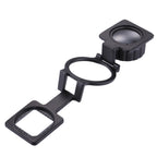10X Foldable Metal Dual Lens Magnifier Desk Table Mount Magnifier, 20X