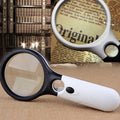 Mini Portable 3-45X Handheld (Black), 3 LED Black, 3 LED White