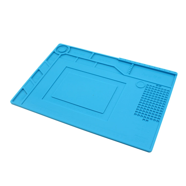 JIAFA S-150 Maintenance Platform Heat-resistant Repair Insulation Pad Silicone Mats with Screws Position, S-150