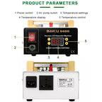 BAKU BK-948D 500W Vacuum Anti-static LCD Touch Panel Separator Machine, AC 220V EU Plug, BK-948D 500W 220V EU Plug