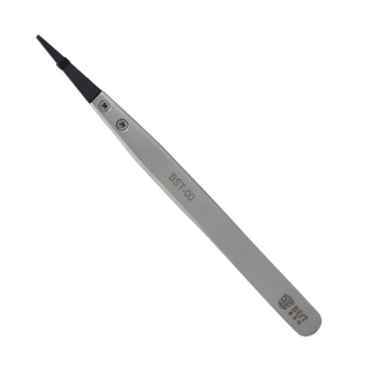BEST BST-00 Straight Head Tweezers for Mobile Phone / Computer Repair, BST-00