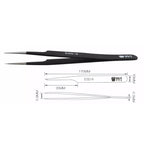 BEST BST-09 Precision Anti-static ESD Stainless Steel Tweezers, BST-09