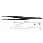 BEST BST-10 Precision Anti-static ESD Stainless Steel Tweezers, BST-10
