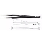 BEST BST-13 Precision Anti-static ESD Stainless Steel Tweezers, BST-13