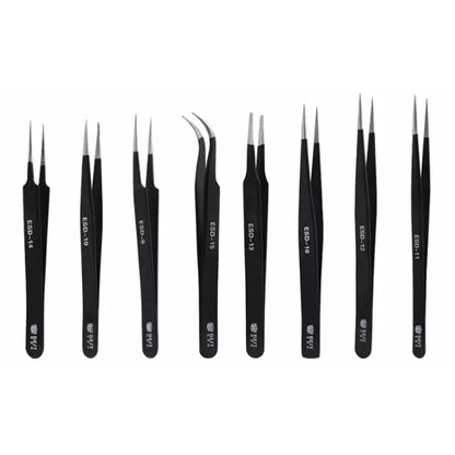 BEST BST-13 Precision Anti-static ESD Stainless Steel Tweezers, BST-13