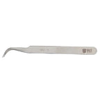 BEST BST-15L Brushed stainless steel tweezers, BST-15L