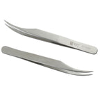 BEST BST-151SA Brushed stainless steel tweezers, BST-151SA