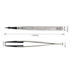 BEST BST-259 Stainless Steel Snti Static Tweezer, BST-259