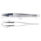BEST BST-259A  Stainless Steel Snti Static Tweezer, BST-259A