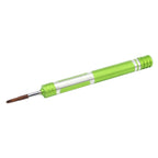608-2.5 Hollow Cross Tip 2.5 Middle Bezel Repair Screwdriver, 2.5 Hollow Cross (Green)
