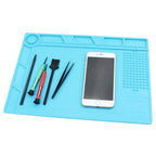 Maintenance Platform High Temperature Heat-resistant Repair Insulation Pad Silicone Mats, Size: 34.8cm x 25cm, S-140 (34.8cm x 25cm)