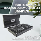 JAKEMY JM-8176 106 in 1 Watch Mobile Phone Disassembly and Repair Tool Kit, JM-8176