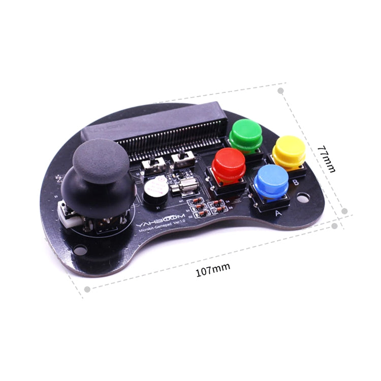 Yahboom Microbit  Basic Game Handle Board, Compatible with Micro:bit V2/1.5 Board, without Micro:bit V2/1.5 Board, Basic Game Handle Board