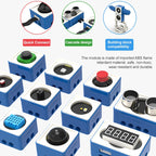 Yahboom Building Block Sensor Module Kit, Compatible with Micro:bit V2/V1.5 Arduino UNO Raspberry Pi Pico, without micro:bit, Building Block Sensor Kit