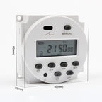 CN101A DC12V Microcomputer Time Switch Digital LCD Power Timer, DC12V