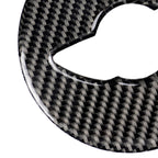 Car Steering Wheel Logo R Chassis Carbon Fiber Decorative Sticker for BMW MINI R55 / R56 / Countryman R60 / Paceman R61, For BMW MINI R55