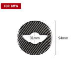 Car Steering Wheel F Chassis Logo Carbon Fiber Decorative Sticker for BMW Mini Cooper F55 / F56 / F60 / Countryman F60, For BMW MINI R56