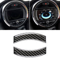 2 PCS Car F Chassis Navigation Panel Carbon Fiber Decorative Sticker for BMW Mini Cooper Countryman Clubman F54 / F55 / F56 / F60, For BMW Mini F55