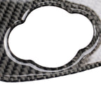 Car F Chassis Cigarette Lighter Cover Panel Carbon Fiber Decorative Sticker for BMW Mini Cooper F55 / F56 / F57, For BMW Mini F54