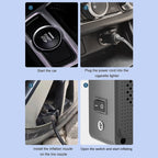 12V Portable Car Tire Air Pump Style:Mechanical Version, Mechanical Version