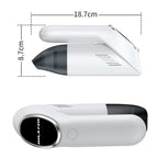 Portable Hand-held Folding Vacuum Cleaner, Folding Grey, Folding White