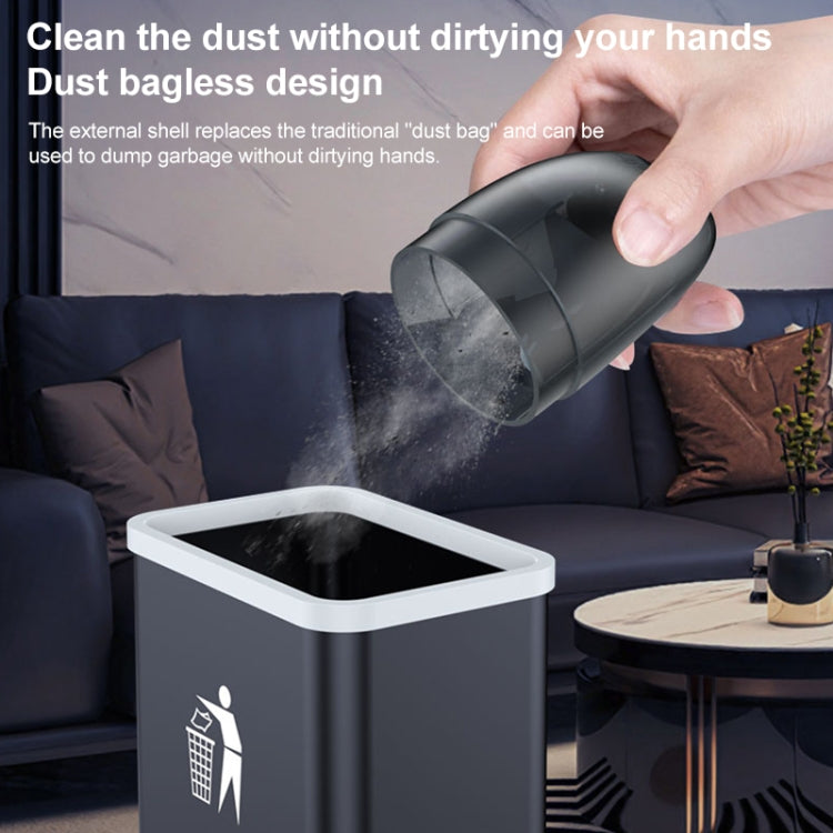 Portable Hand-held Folding Vacuum Cleaner, Folding Grey, Folding White