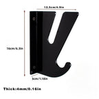 YX008 1 Pair Four-Wheel Skateboard Wall Mount Bracket, YX008