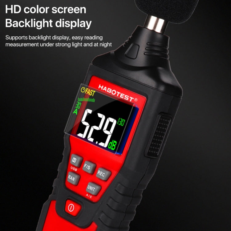 HABOTEST HT622B Household High Precision Digital Sound Level Meter, HT622B