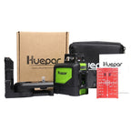 902CR 2×360 Degrees Laser Level Covering Walls and Floors 8 Line Red Beam IP54 Water / Dust proof