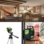 901CR H360 Degrees / V130 Degrees Laser Level Covering Walls and Floors 5 Line Red Beam IP54 Water / Dust proof