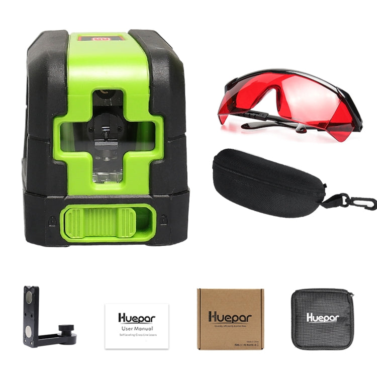 9011R 1V1H 20mW 2 Line Red Beam Laser Level Covering Walls and Floors