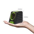 BOX-1R 1V1H 40mW & 10mW 2 Line Red Beam Laser Level Covering Walls and Floors