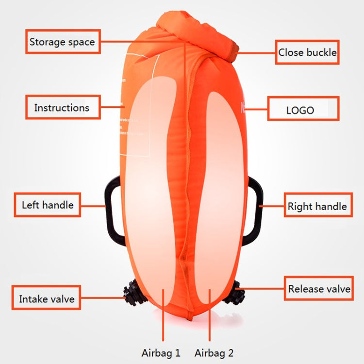 Naturehike NH17S001-G 28L 3-layered Holdall Outdoor Sport Rafting Drift Waterproof Dry Bag