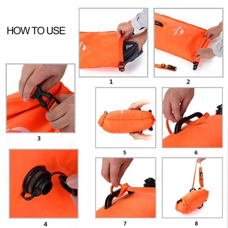 Naturehike NH17S001-G 28L 3-layered Holdall Outdoor Sport Rafting Drift Waterproof Dry Bag