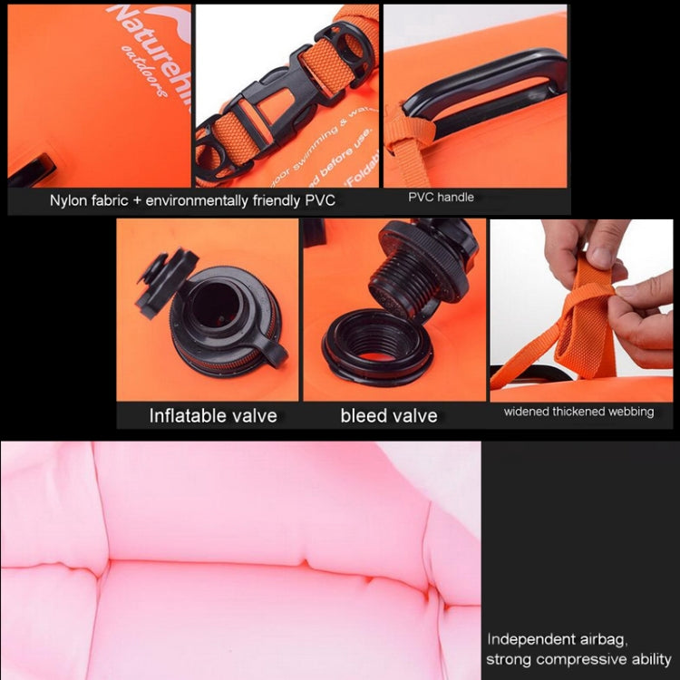 Naturehike NH17S001-G 28L 3-layered Holdall Outdoor Sport Rafting Drift Waterproof Dry Bag