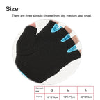 Unisex Half Finger Gloves Outdoors Riding Non-slip Breathable Sports Gloves, Size: S, Plamar: 16*12*3.0cm, Size: S, Plamar: 16*12*3.0cm