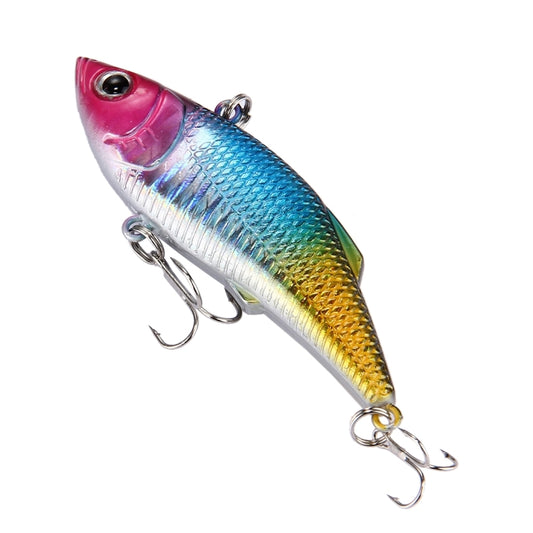 Color Coating Plastic Artificial Fishing Lures Fishing Topwater Floating Popper Lure Hit Water Waves Climb Fishing Bait with Hooks, Length: 7.5 cm, 7.5 cm