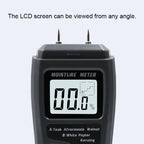Rechargeable Wood Moisture Tester Moisture Measurement for Wood Flooring and Carton without Battery