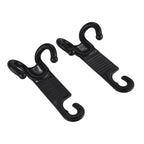 2 PCS Young Player Claw Shape Durable Car Seat Back Hook Trunk Bag Hanger Holder Auto Headrest Luggage Hook, Car Seat Back Hook