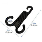2 PCS Young Player Claw Shape Durable Car Seat Back Hook Trunk Bag Hanger Holder Auto Headrest Luggage Hook, Car Seat Back Hook