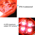Multifunctional Outdoor Bicycling Running Warning Light Bicycle Taillight LED Back Clip Light, LED Back Clip Light(Black), LED Back Clip Light(Purple), LED Back Clip Light(Red), LED Back Clip Light(White)
